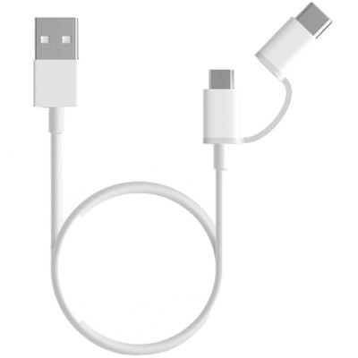 Xiaomi Mi 2 in 1 USB Kabel (Micro-USB und USB-C) 100 cm